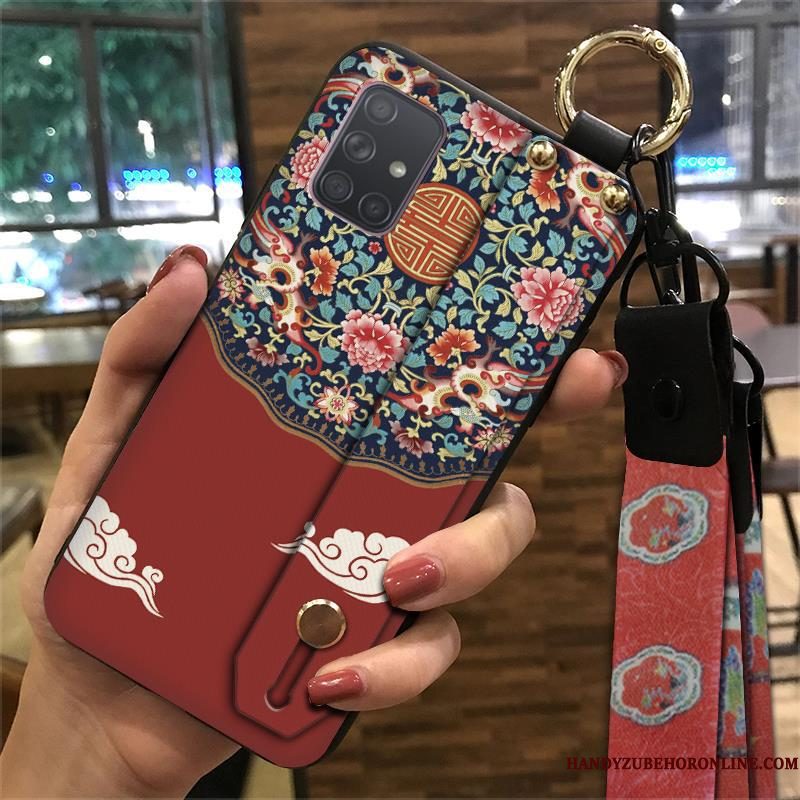 Hoesje Samsung Galaxy A71 Zacht Chinese Stijl Wind, Hoes Samsung Galaxy A71 Bescherming Telefoon Hanger