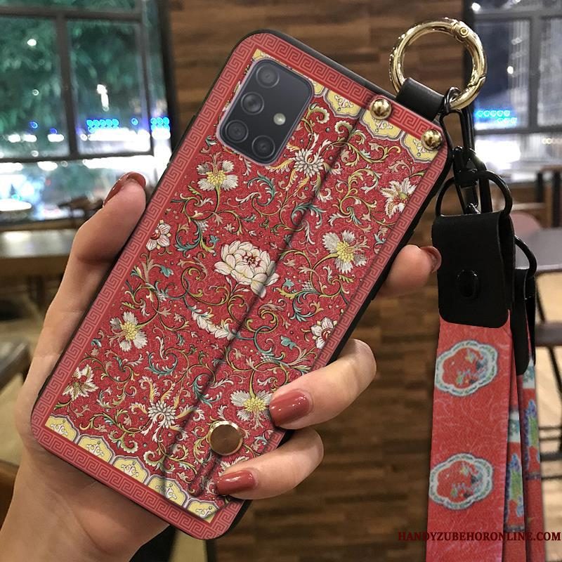 Hoesje Samsung Galaxy A71 Zacht Chinese Stijl Wind, Hoes Samsung Galaxy A71 Bescherming Telefoon Hanger