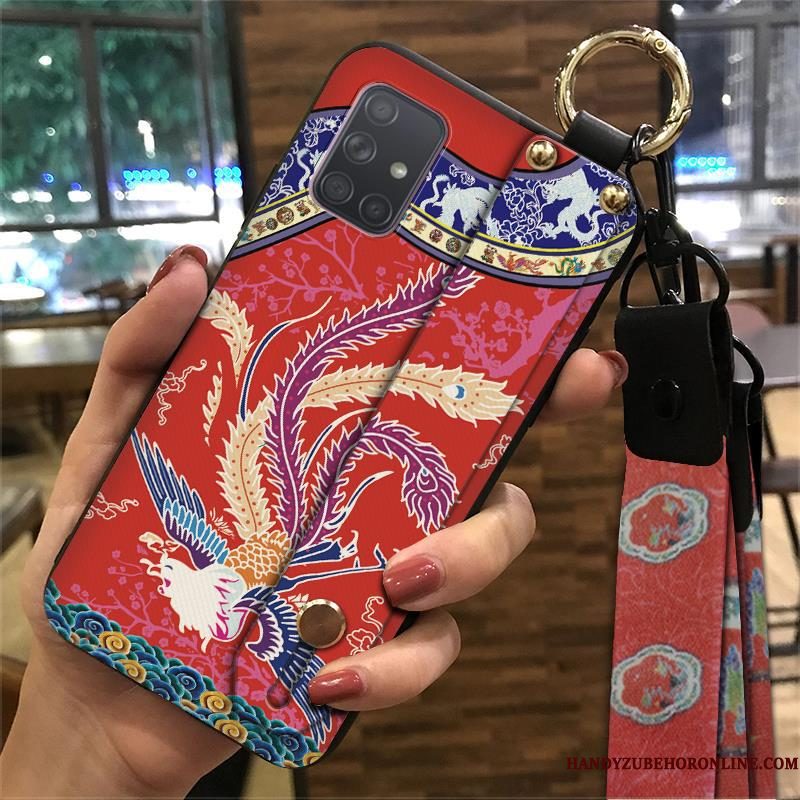 Hoesje Samsung Galaxy A71 Zacht Chinese Stijl Wind, Hoes Samsung Galaxy A71 Bescherming Telefoon Hanger