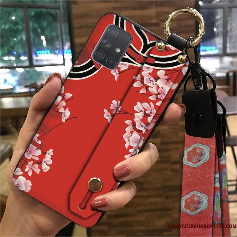 Hoesje Samsung Galaxy A71 Zacht Chinese Stijl Wind, Hoes Samsung Galaxy A71 Bescherming Telefoon Hanger