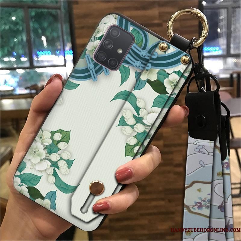 Hoesje Samsung Galaxy A71 Zacht Chinese Stijl Wind, Hoes Samsung Galaxy A71 Bescherming Telefoon Hanger