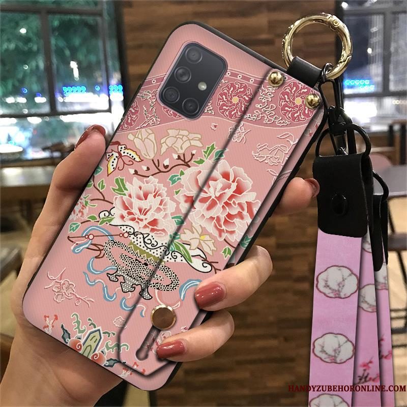 Hoesje Samsung Galaxy A71 Zacht Chinese Stijl Wind, Hoes Samsung Galaxy A71 Bescherming Telefoon Hanger