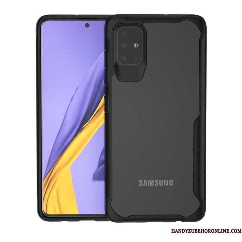 Hoesje Samsung Galaxy A71 Zacht Gasbag Anti-fall, Hoes Samsung Galaxy A71 Bescherming Effen Kleurtelefoon