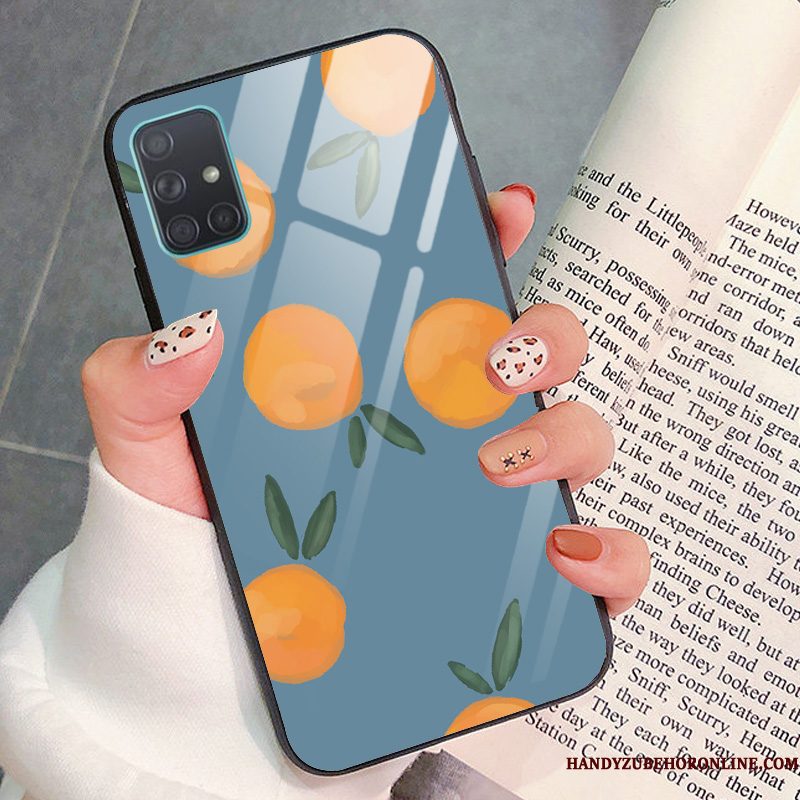 Hoesje Samsung Galaxy A71 Zakken Kunst Anti-fall, Hoes Samsung Galaxy A71 Bescherming Glas Trend