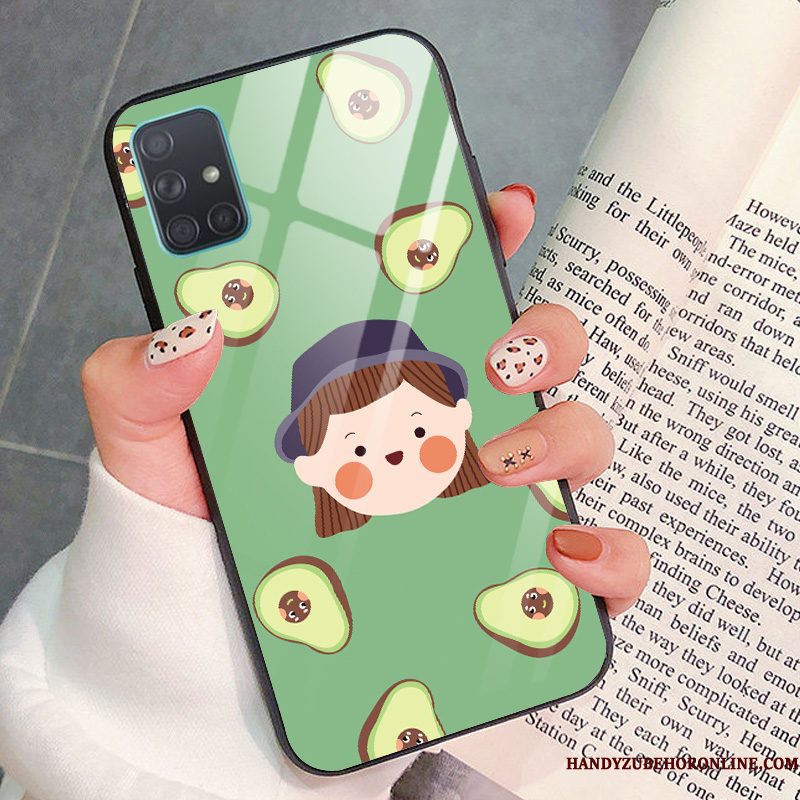 Hoesje Samsung Galaxy A71 Zakken Kunst Anti-fall, Hoes Samsung Galaxy A71 Bescherming Glas Trend