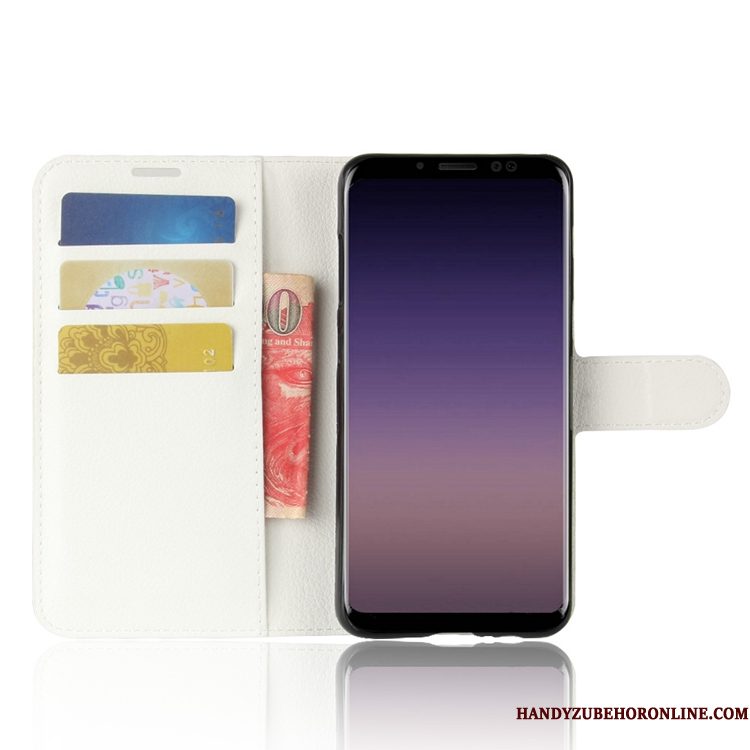 Hoesje Samsung Galaxy A8 2018 Bescherming Anti-fall Roze, Hoes Samsung Galaxy A8 2018 Zakken Trend Kaart