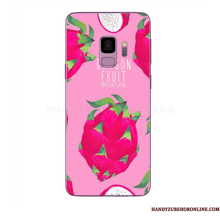 Hoesje Samsung Galaxy A8 2018 Vers Roze, Hoes Samsung Galaxy A8 2018 Aardbeitelefoon