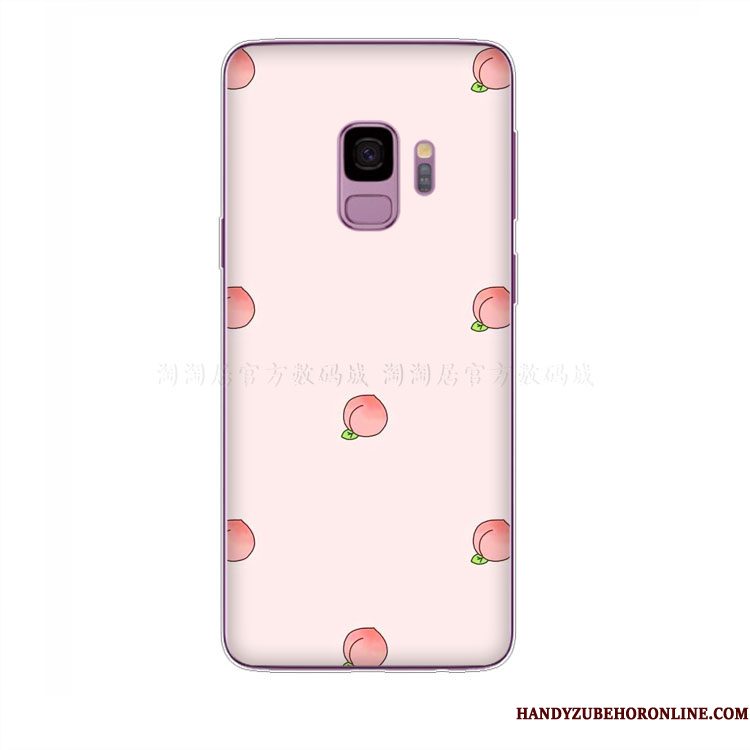 Hoesje Samsung Galaxy A8 2018 Verstelefoon, Hoes Samsung Galaxy A8 2018 Groen Roze