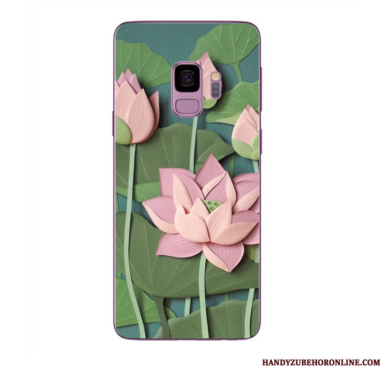 Hoesje Samsung Galaxy A8 2018 Vintage Groen Vers, Hoes Samsung Galaxy A8 2018 Bloemen Kunst