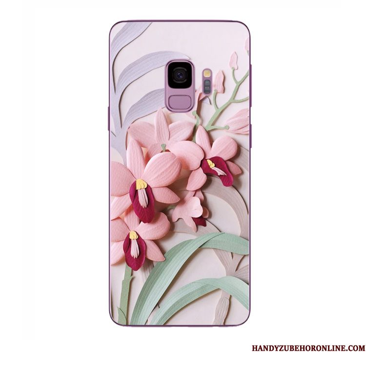 Hoesje Samsung Galaxy A8 2018 Vintage Groen Vers, Hoes Samsung Galaxy A8 2018 Bloemen Kunst