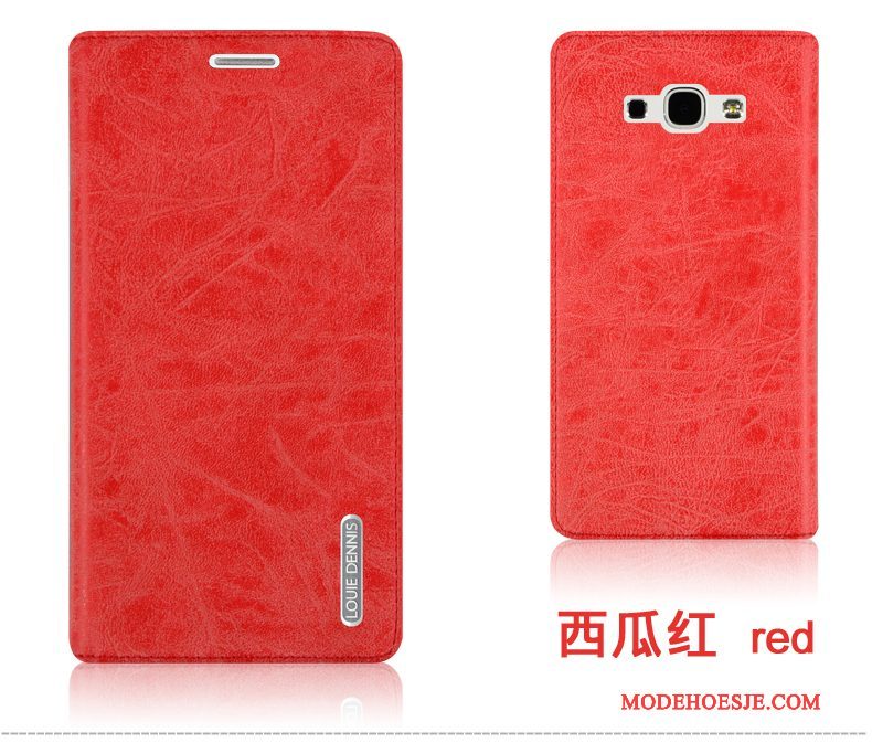 Hoesje Samsung Galaxy A8 Bescherming Achterklep Rood, Hoes Samsung Galaxy A8 Zakken