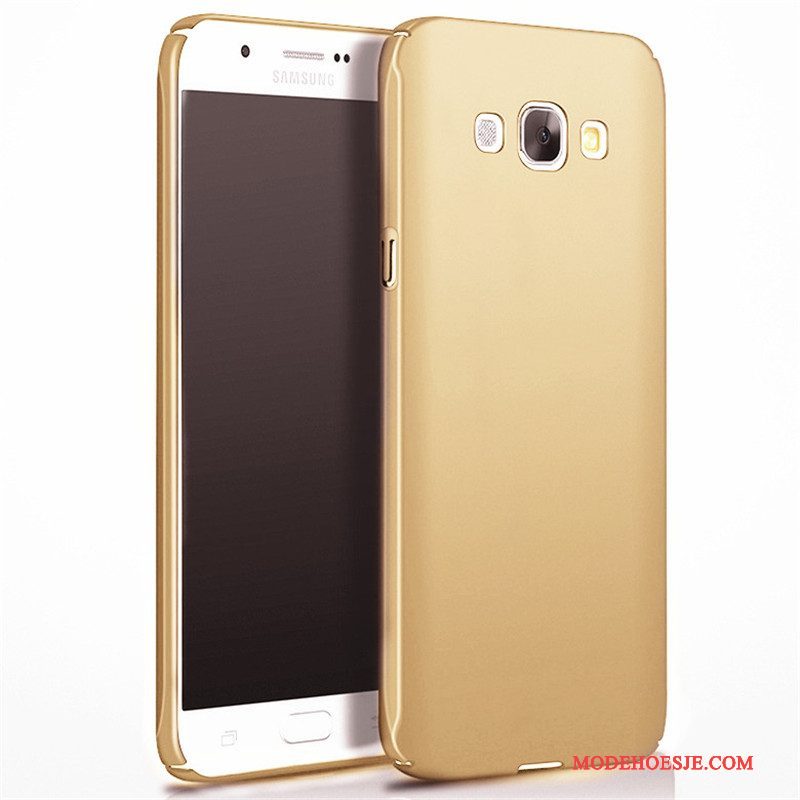 Hoesje Samsung Galaxy A8 Bescherming Hard Schrobben, Hoes Samsung Galaxy A8 Rozetelefoon