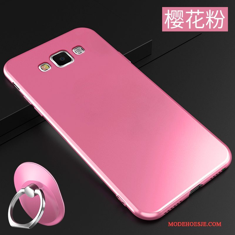 Hoesje Samsung Galaxy A8 Bescherming Rood Eenvoudige, Hoes Samsung Galaxy A8 Zakken Telefoon Bedrijf