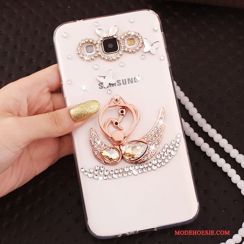 Hoesje Samsung Galaxy A8 Bescherming Telefoon Ring, Hoes Samsung Galaxy A8 Trend Hanger