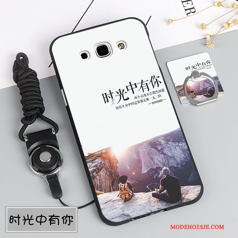 Hoesje Samsung Galaxy A8 Kleur Telefoon Anti-fall, Hoes Samsung Galaxy A8 Bescherming Trend