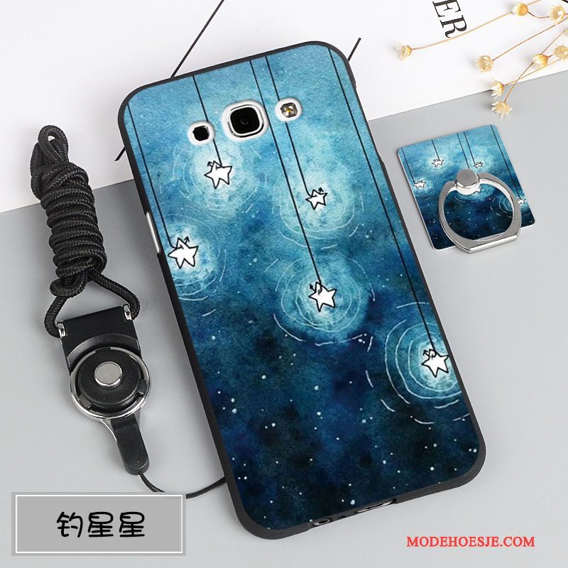 Hoesje Samsung Galaxy A8 Kleur Telefoon Anti-fall, Hoes Samsung Galaxy A8 Bescherming Trend