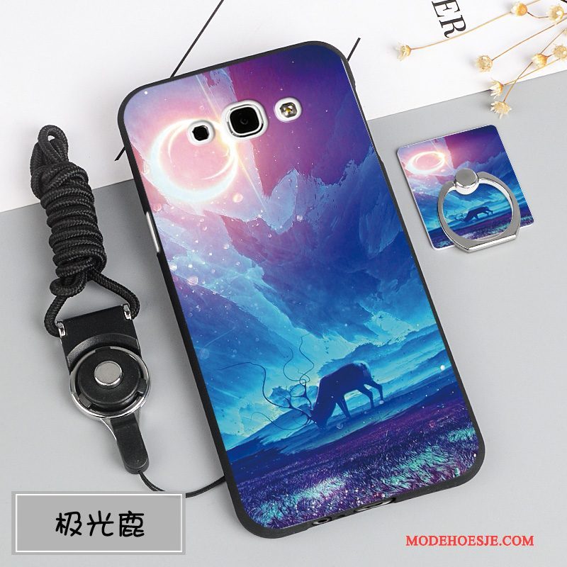 Hoesje Samsung Galaxy A8 Kleur Telefoon Anti-fall, Hoes Samsung Galaxy A8 Bescherming Trend