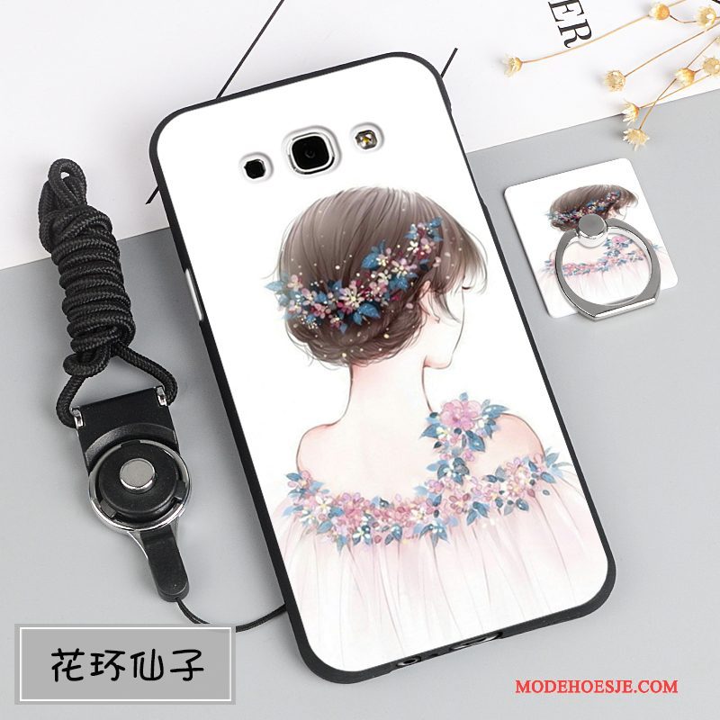 Hoesje Samsung Galaxy A8 Kleur Telefoon Anti-fall, Hoes Samsung Galaxy A8 Bescherming Trend