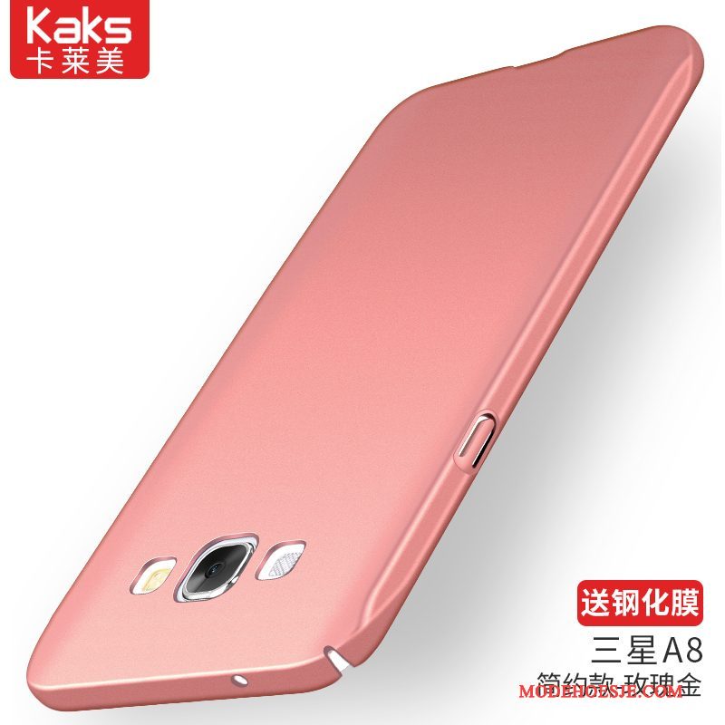 Hoesje Samsung Galaxy A8 Kleur Telefoon Schrobben, Hoes Samsung Galaxy A8 Bescherming Hard Trend