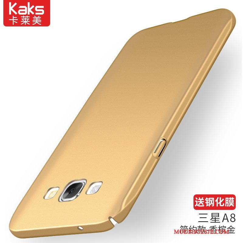 Hoesje Samsung Galaxy A8 Kleur Telefoon Schrobben, Hoes Samsung Galaxy A8 Bescherming Hard Trend