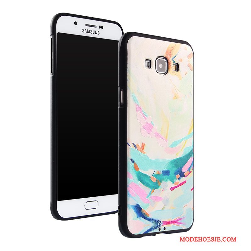 Hoesje Samsung Galaxy A8 Kleur Telefoon Trend, Hoes Samsung Galaxy A8 Bescherming Hanger Anti-fall