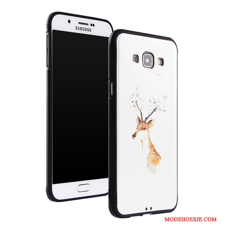 Hoesje Samsung Galaxy A8 Kleur Telefoon Trend, Hoes Samsung Galaxy A8 Bescherming Hanger Anti-fall