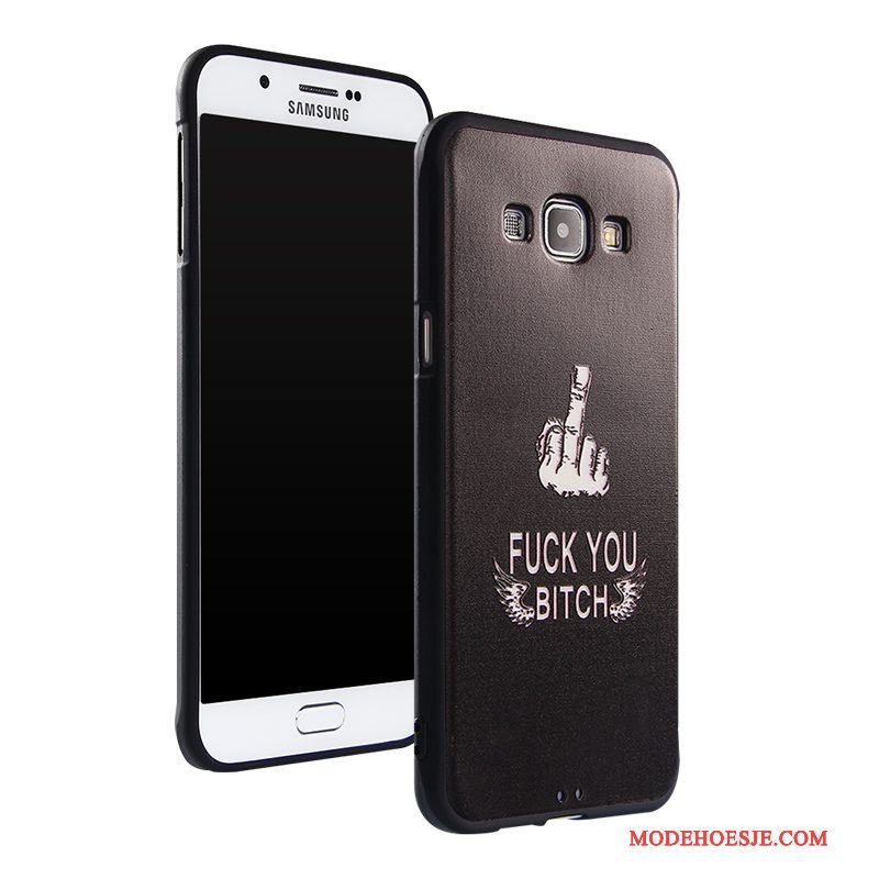 Hoesje Samsung Galaxy A8 Kleur Telefoon Trend, Hoes Samsung Galaxy A8 Bescherming Hanger Anti-fall