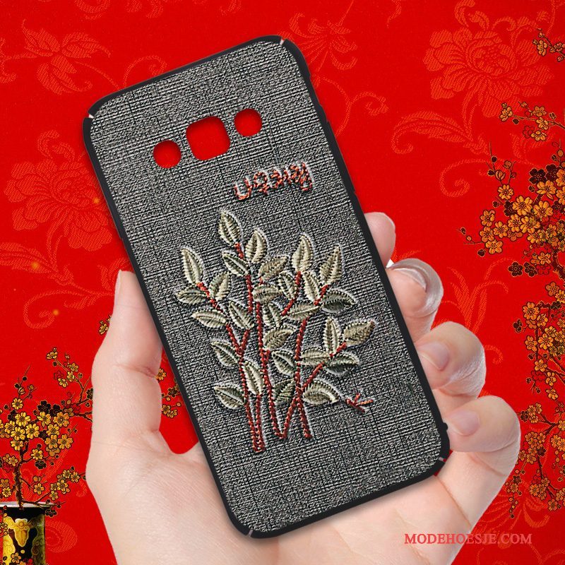Hoesje Samsung Galaxy A8 Scheppend Hardtelefoon, Hoes Samsung Galaxy A8 Zakken Schrobben Anti-fall