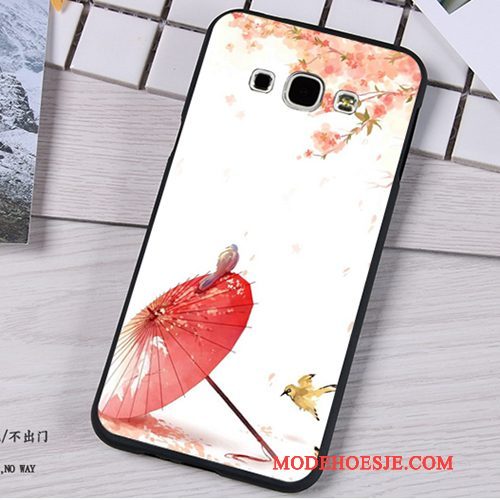 Hoesje Samsung Galaxy A8 Zacht Anti-fall Roze, Hoes Samsung Galaxy A8 Bescherming Lichttelefoon