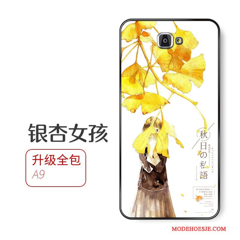 Hoesje Samsung Galaxy A8+ Zacht Lichttelefoon, Hoes Samsung Galaxy A8+ Bescherming Anti-fall Dun