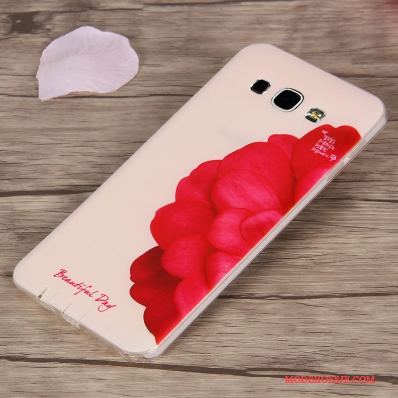 Hoesje Samsung Galaxy A8 Zacht Trend Anti-fall, Hoes Samsung Galaxy A8 Kleur Telefoon