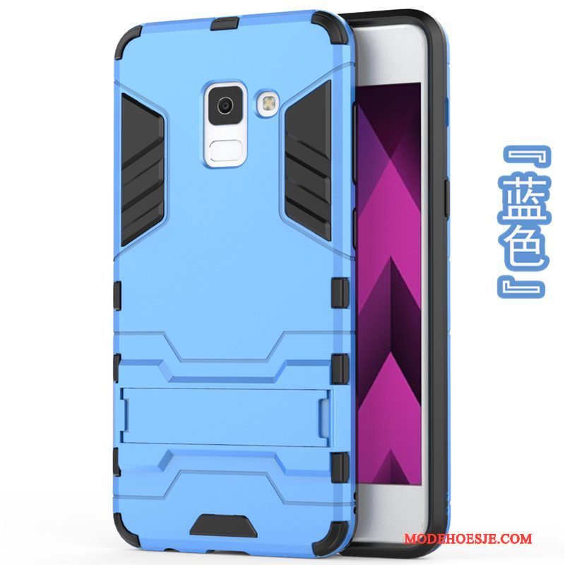 Hoesje Samsung Galaxy A8+ Zacht Trend Anti-fall, Hoes Samsung Galaxy A8+ Zakken Telefoon Hard