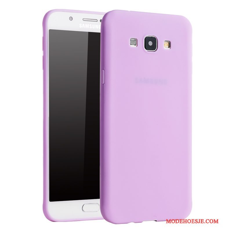 Hoesje Samsung Galaxy A8 Zacht Trend Omlijsting, Hoes Samsung Galaxy A8 Siliconen Duntelefoon