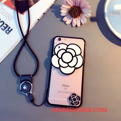 Hoesje Samsung Galaxy A8 Zacht Trend Spiegel, Hoes Samsung Galaxy A8 Bloemen Hanger