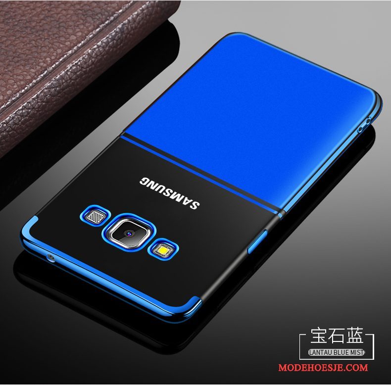 Hoesje Samsung Galaxy A8 Zakken Geel Hard, Hoes Samsung Galaxy A8 Bescherming Schrobbentelefoon