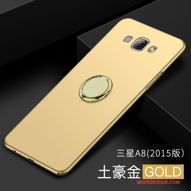 Hoesje Samsung Galaxy A8 Zakken Hardtelefoon, Hoes Samsung Galaxy A8 Bescherming Anti-fall Goud