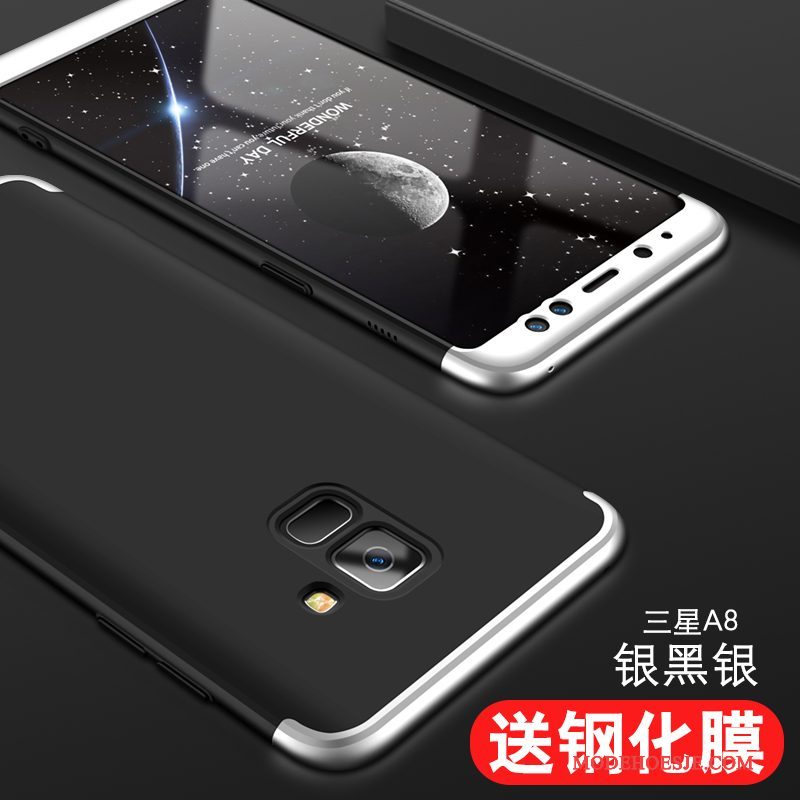 Hoesje Samsung Galaxy A8+ Zakken Persoonlijk Anti-fall, Hoes Samsung Galaxy A8+ Kleur Dun Trend