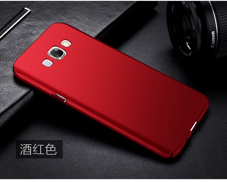 Hoesje Samsung Galaxy A8 Zakken Rood Hard, Hoes Samsung Galaxy A8 Bescherming Schrobben Anti-fall