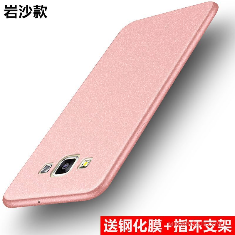 Hoesje Samsung Galaxy A8 Zakken Schrobbentelefoon, Hoes Samsung Galaxy A8 Siliconen Rood Anti-fall