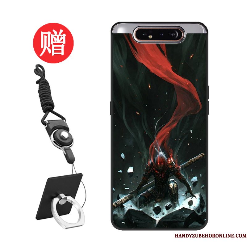 Hoesje Samsung Galaxy A80 Bescherming Skärmskydd Pas, Hoes Samsung Galaxy A80 Net Red Patroon