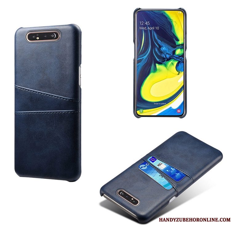 Hoesje Samsung Galaxy A80 Leer Telefoon Patroon, Hoes Samsung Galaxy A80 Scheppend Persoonlijk Kaart