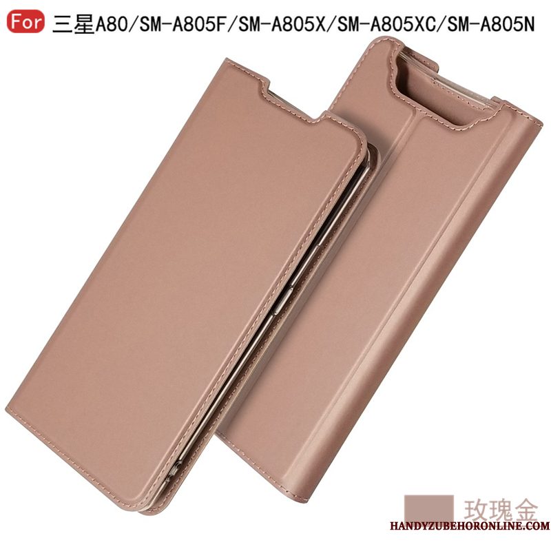 Hoesje Samsung Galaxy A80 Ondersteuning Kaarttelefoon, Hoes Samsung Galaxy A80 Folio Patroon Persoonlijk