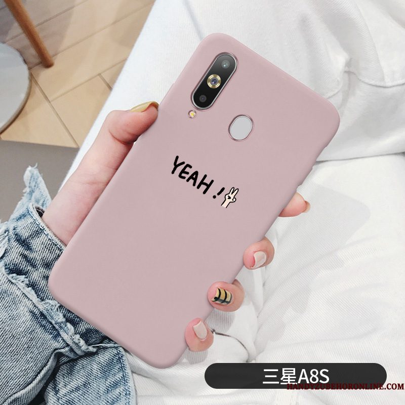 Hoesje Samsung Galaxy A8s Bescherming Lovers Anti-fall, Hoes Samsung Galaxy A8s Zakken Vers Schrobben