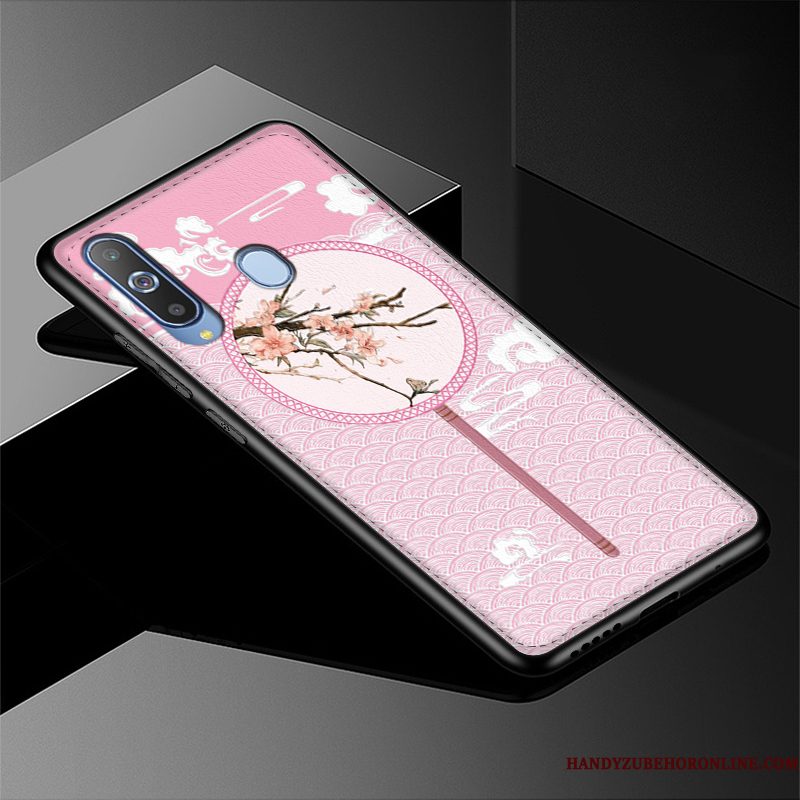 Hoesje Samsung Galaxy A8s Bescherming Patroon Groen, Hoes Samsung Galaxy A8s Spotprent Telefoon Trend