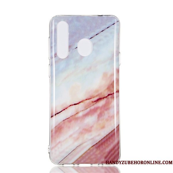 Hoesje Samsung Galaxy A8s Spotprent Purper Grote, Hoes Samsung Galaxy A8s Bescherming Hanger Trend