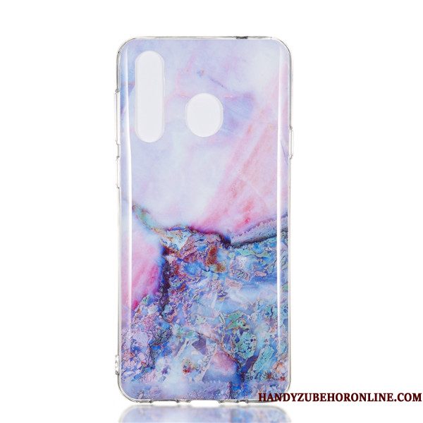 Hoesje Samsung Galaxy A8s Spotprent Purper Grote, Hoes Samsung Galaxy A8s Bescherming Hanger Trend