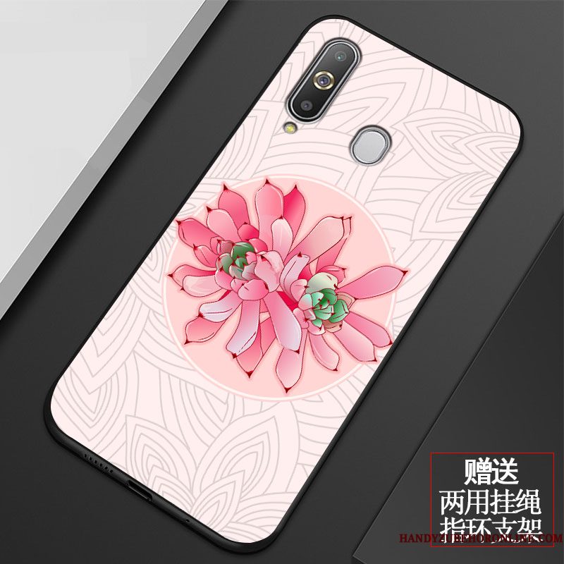 Hoesje Samsung Galaxy A8s Zacht Mini Roze, Hoes Samsung Galaxy A8s Zakken Kunst Vers