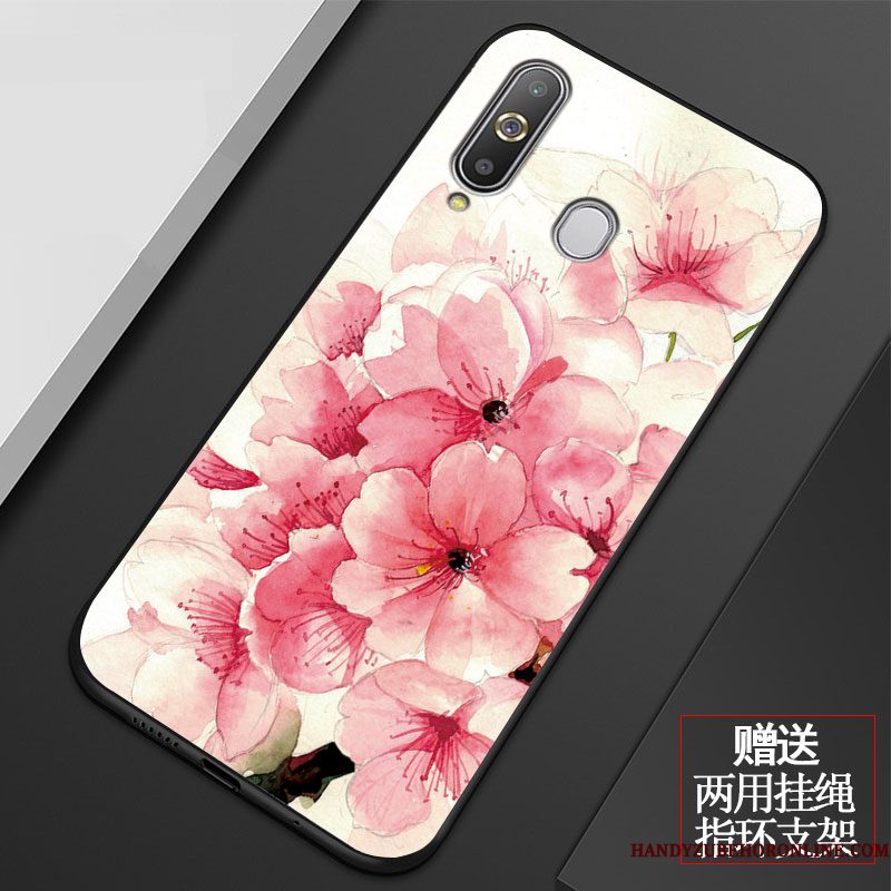 Hoesje Samsung Galaxy A8s Zacht Mini Roze, Hoes Samsung Galaxy A8s Zakken Kunst Vers