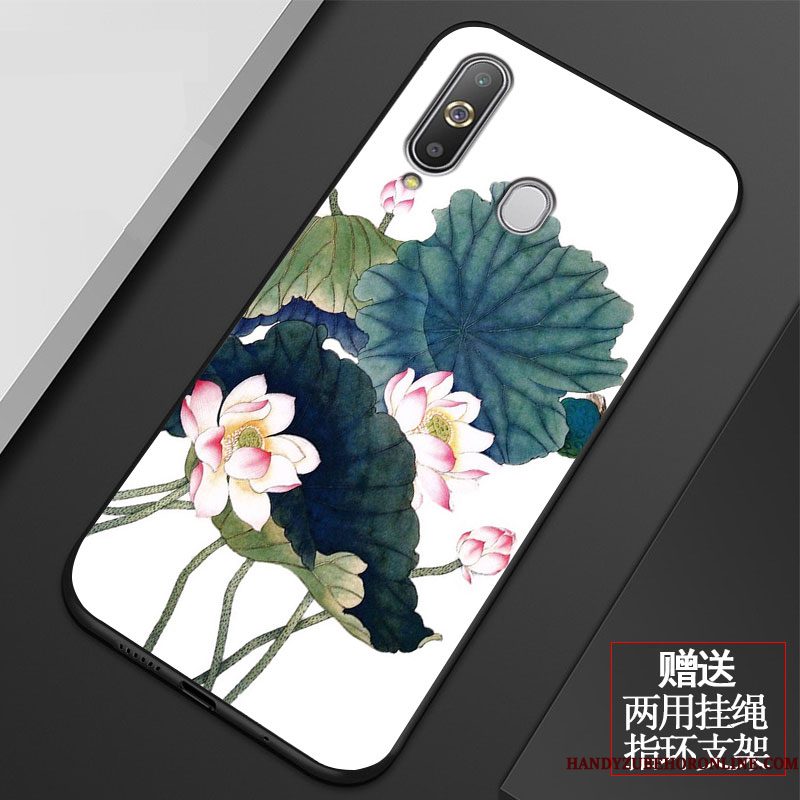 Hoesje Samsung Galaxy A8s Zacht Mini Roze, Hoes Samsung Galaxy A8s Zakken Kunst Vers