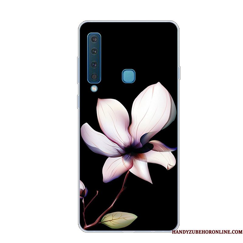 Hoesje Samsung Galaxy A9 2018 Spotprent Persoonlijk Bedrukken, Hoes Samsung Galaxy A9 2018 Bescherming Roodtelefoon